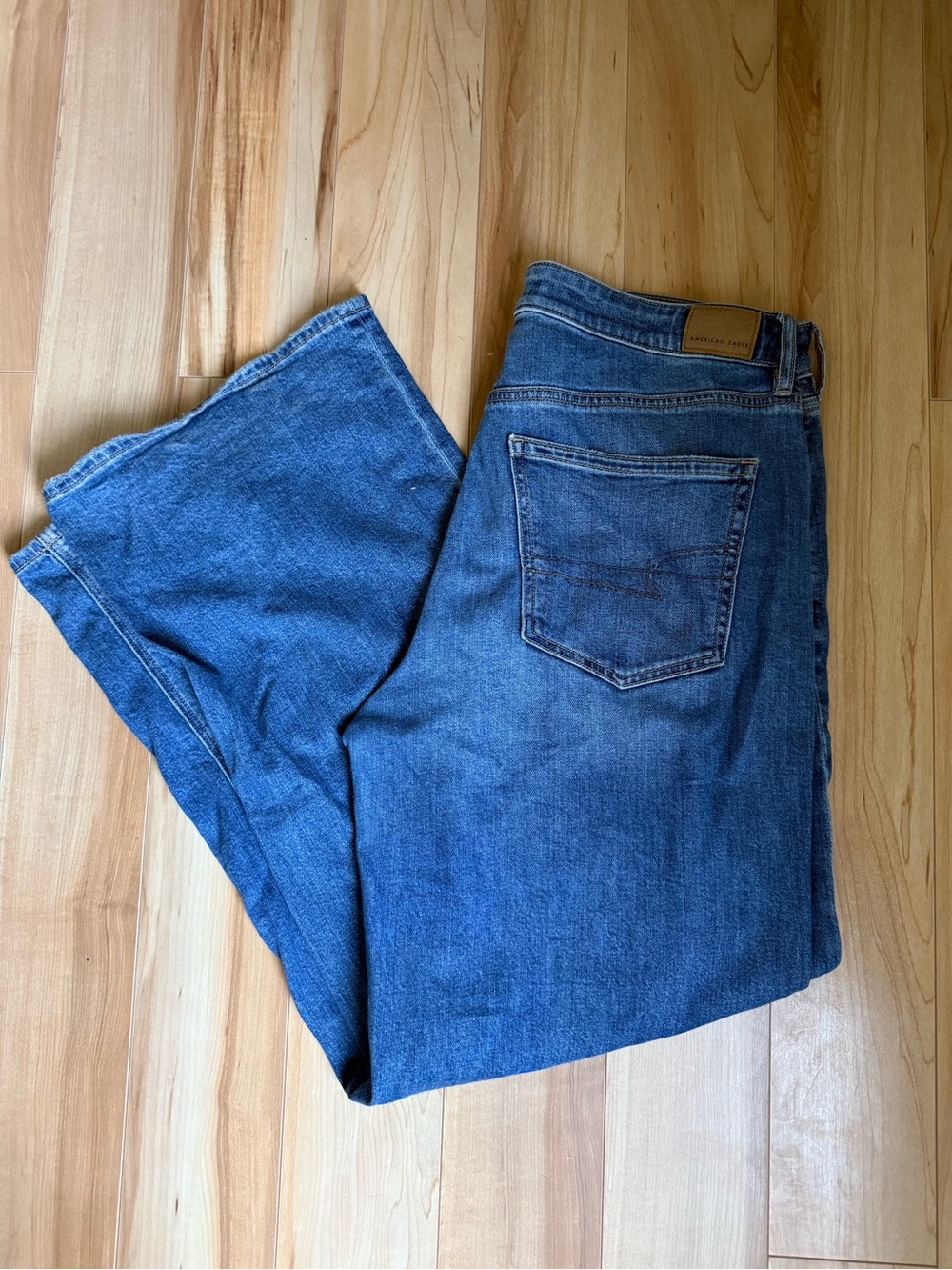 AE | super high rise baggy wide leg